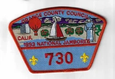 1993 National Jamboree JSP Orange County Council Calif. 730 RED Bdr. [MK-3914]
