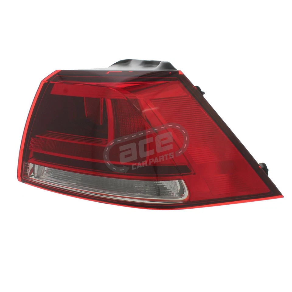 VW Golf Sport Mk7 2012-2017 lanterna traseira traseira lente traseira motoristas externos direita - Imagem 3 de 4