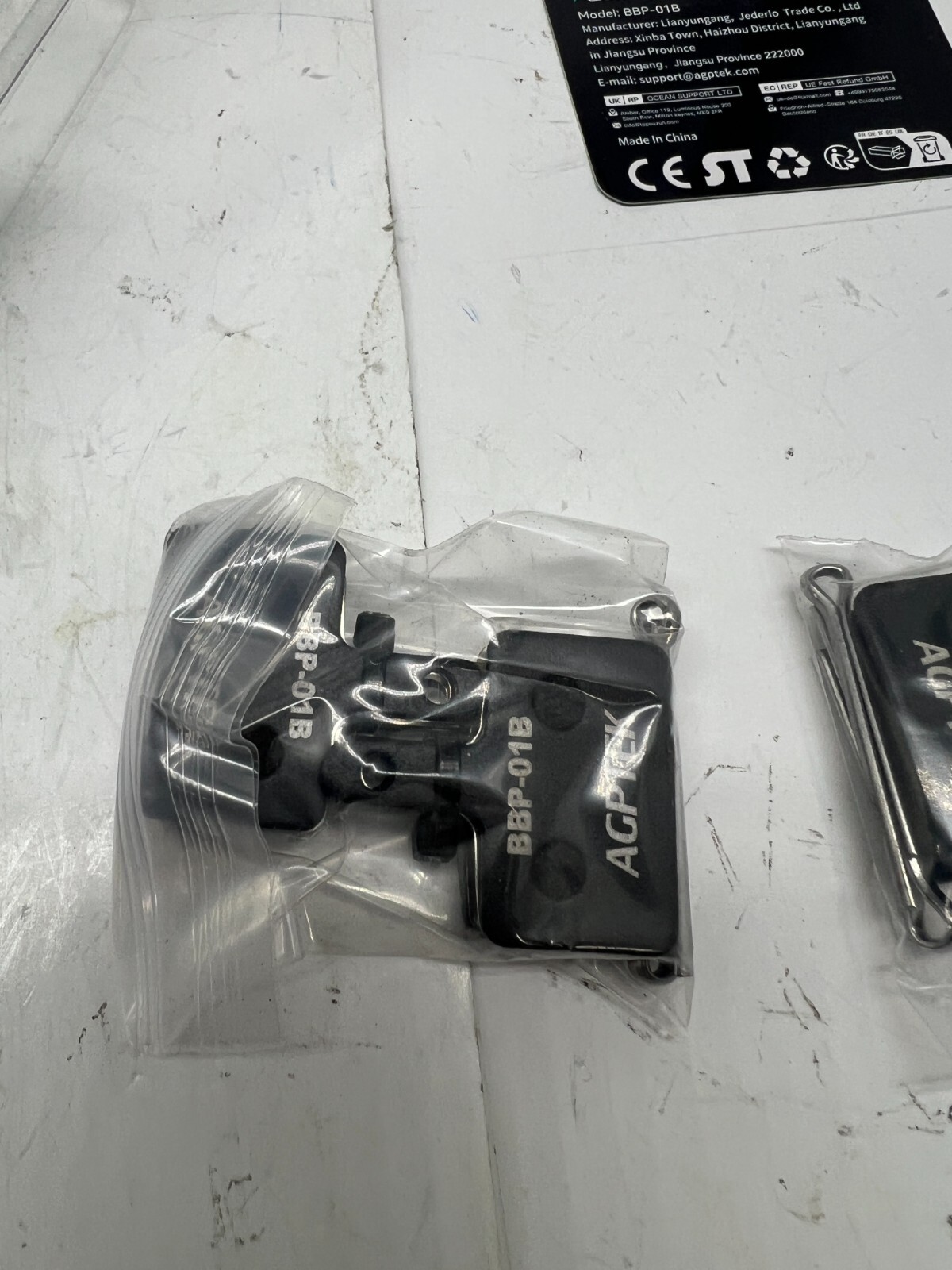 Qty 2 Pairs Agptek Bike Brake Pad BBP-01B for Mountain Bike Disc Brakes