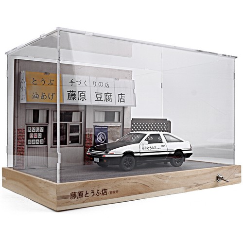 Diorama1/32 Car Garage Model City Streetscape Initial-D Fujiwara Tofu Shop scene - Picture 15 of 23