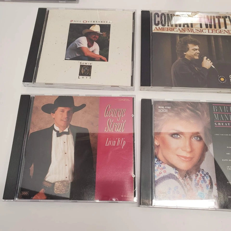 Country Music CD Lot Of 10 George Strait Reba Conway Twitty Garth Brooks & More Foto 4 de 4