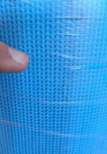 Vinyl Coated Mesh Blue 9x9 6.5oz 40" Wide x 100 Yards by Bruin Plastics - NOS