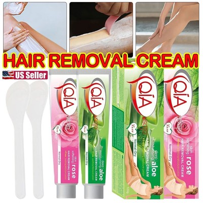 2PCS Painless Permanent Hair Removal Cream Stop Hair Growth Cream For Unisex US