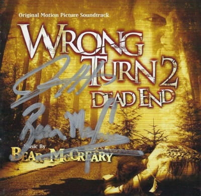 Wrong Turn 2: Dead End (2007) Complete Score CD / signed by Composer & Director!