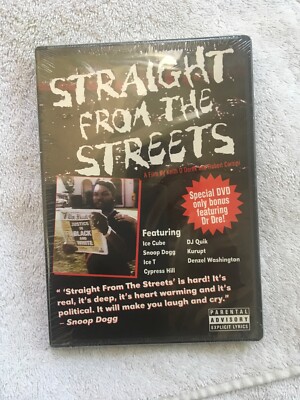 Straight From the Streets, Ice Cube, Snoop Dogg, Denzel Washington, RARE FIND 