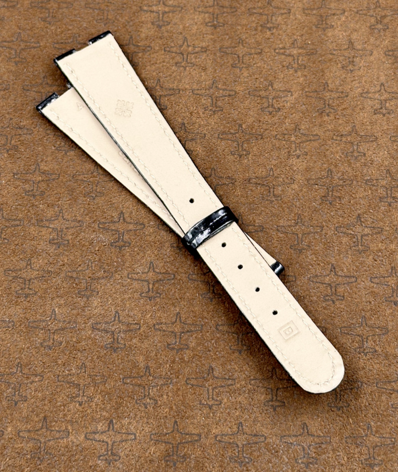 NEW Patek Philippe Leather Band Strap 19 mm 14 mm , 125/85mm | eBay