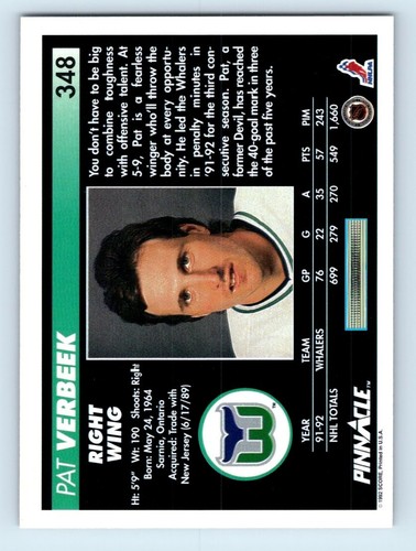 1992-93 PINNACLE Hockey Rookie, Mask & Good Guy Cards #251-420 Take Your Pick! - Picture 198 of 340