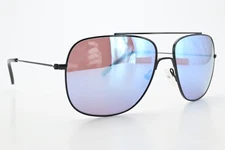 Masca Sunglasses SMA 2381 57-14 140 Cat.3 Blue Mirrored Black Pilot Germany