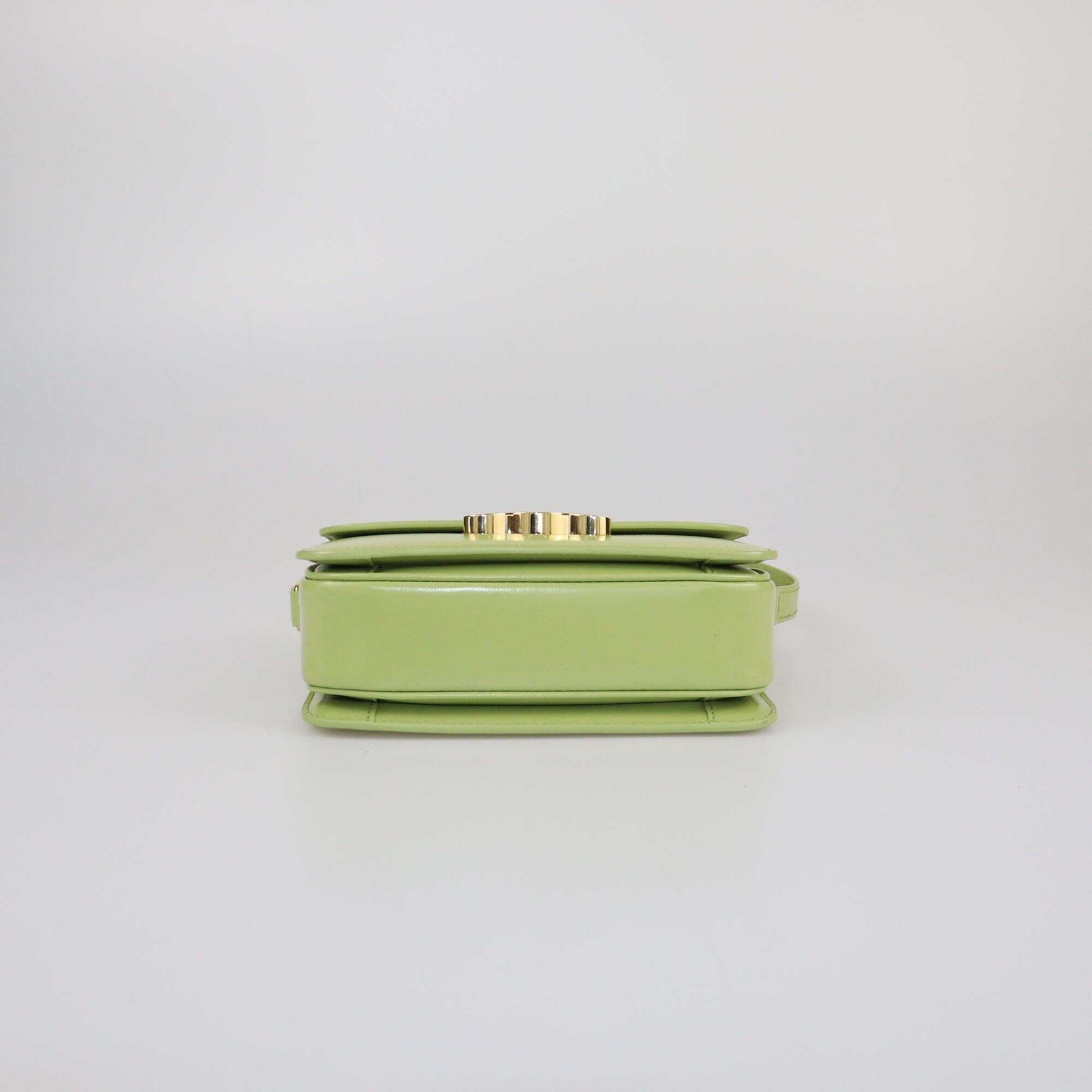 Celine Green Shiny Teen Triomphe Shoulder Bag image 4