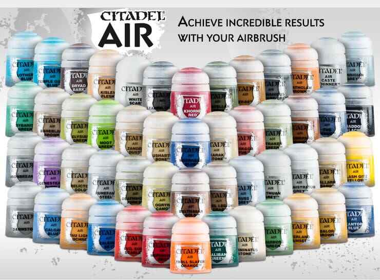 Quelle peinture pour aérographe choisir pour peindre des figurines de jeu Quelle peinture pour aérographe choisir pour peindre des figurines de jeu
