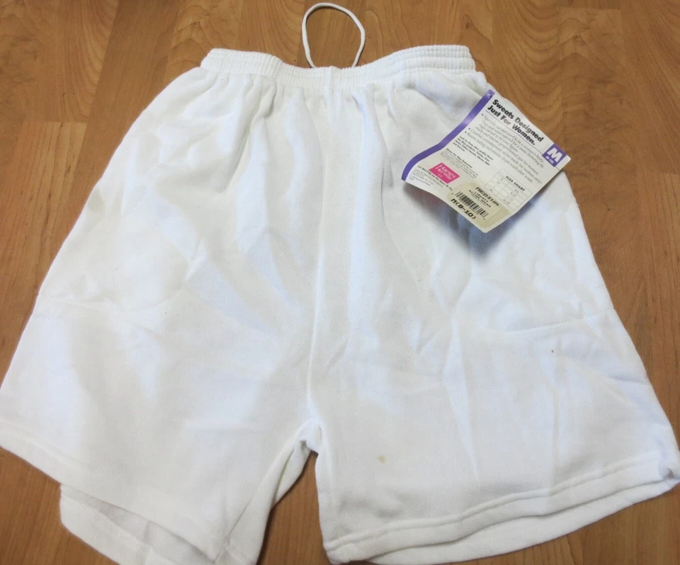 Hanes ее путь пот короткие средний 8-10 белый 36 пара 2 кармана 50 хлопок/50 поли - Изображение 3 из 4