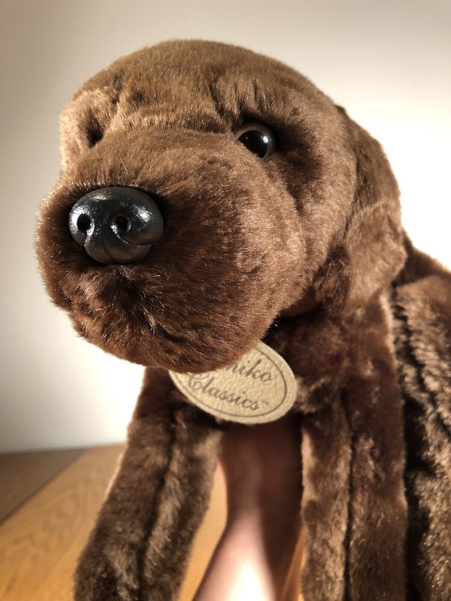 Chocolate Labrabor Dog plush by, Yomiko Classics