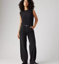 Levi's Premium 30x28 Baggy Dad Women's Jeans Boot Barn - Black