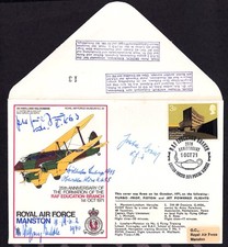 RAF Cover 1971 + 9 Offiz. Museums-Fotos Luftwaffe Ritterkreuz Antrup Ed. TOP