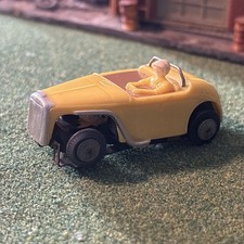 Rare Tyco S 1930 yellow Ford Roadster hot rod running