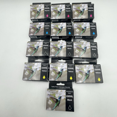 Premium Ink for Epson 220XL Lot Of 13
