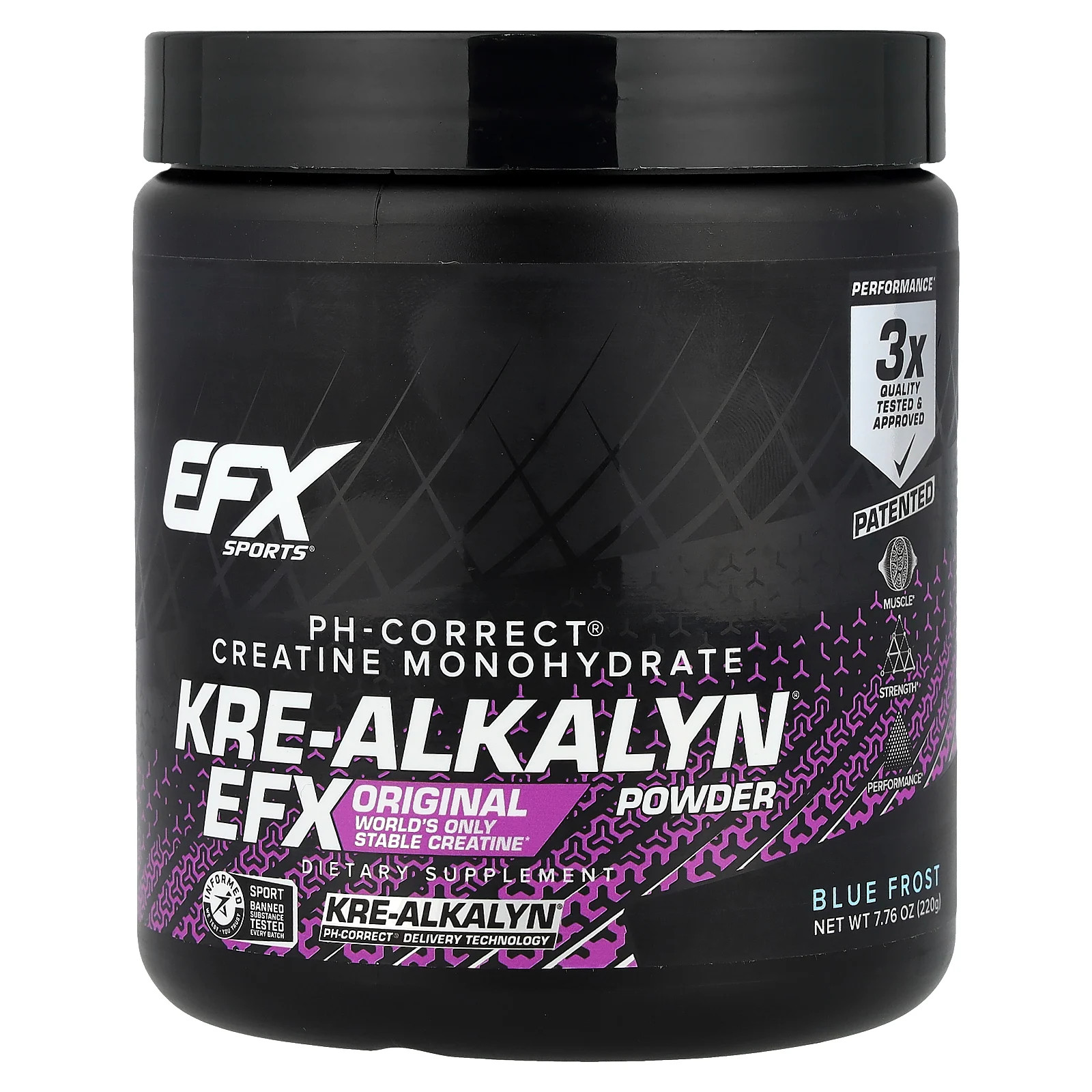 Kre-Alkalyn EFX Powder, Blue Frost, 7,76  (220 )