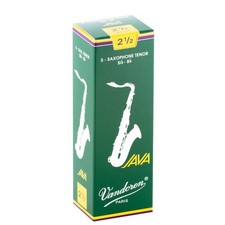 Vandoren Java Tenor Saxophone Reeds Strength 2.5 Box of 5