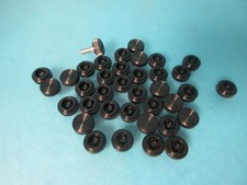 36 Pack Knurled Plastic black Knobs13mm Dia fit any standard M14 head cap screw