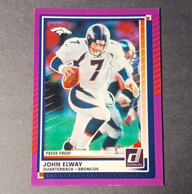 Panini Donruss Football 2025 John Elway Denver Broncos Press Proof #255