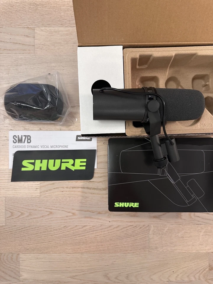 Shure SM7B + Tischständer + XLR Kabel | Komplett-Set | Top Zustand - Bild 2 von 4