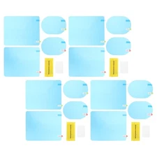 4 Set Car Mirror Rain Protector Anti-fog Protective Film Stickers