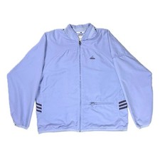 Vintage y2k Adidas baby blue track jacket full zip Sweatshirt womens Medium
