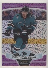 2019-20 O-Pee-Chee Platinum Violet Pixels 63/399 Erik Karlsson #34 1hs9