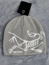 NWT Arc'teryx Bird Head Toque Beanie Orca Gray Merino Wool Winter Hat Unisex