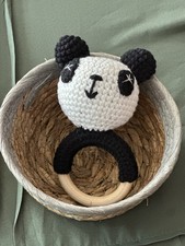 Baby Rattle/ Amigurumi crochet Panda