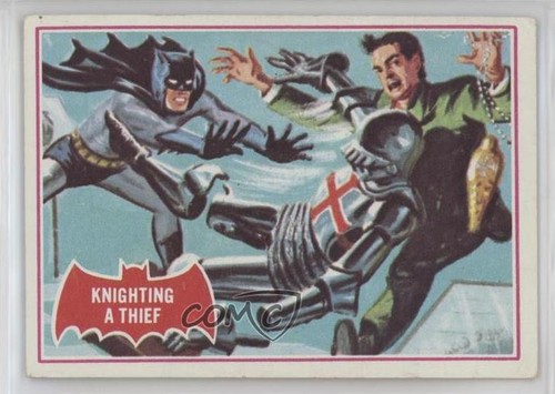 1966 Topps Batman Red Bat #9A Knighting a Thief — Raw