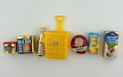 ZURU Mini Brands Gold Rush Rare Lot Heinz Ketchup Old Bay Almond Breeze Basket