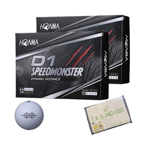 Honma D1 BT2003 Speed Monster 3 Piece Golf Ball White WH 2 Dozen 24 ...