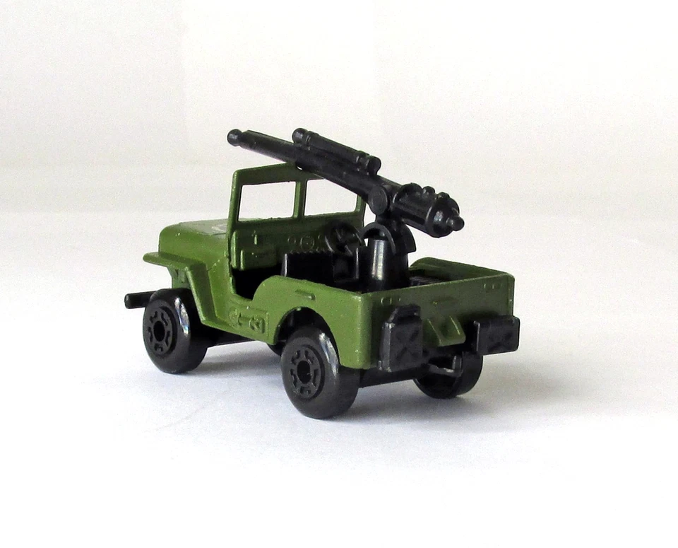 Vintage Lesney Matchbox Superfast #38 Army Jeep NEAR MINT 1976 - Image 3 of 4