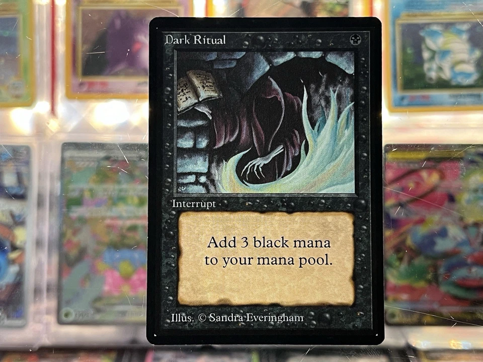 Dark Ritual Beta MTG Magic the Gathering NM Near Mint - Image 2 of 3