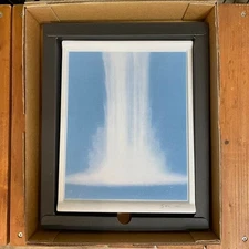 Hiroshi Senju "Waterfall" Waterfall Ceramic board painting Painted porcelain pla