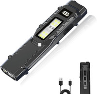 Edc Taschenlampe, 1500 Lumen Flache Taschenlampe, Wiederaufladbar, Kleine Led-Ta