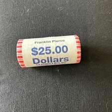 2010 Franklin Pierce Roll Presidential Dollar UNCIRCULATED 25 Coins