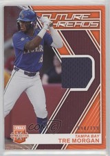 2023 Panini Elite Extra Edition Future Threads Orange /199 Tre' Morgan Tre 10k8