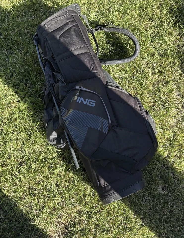 Carro de golf Ping Hoofer negro bolsa de transporte 14 vías con capucha para lluvia Foto 4 de 4