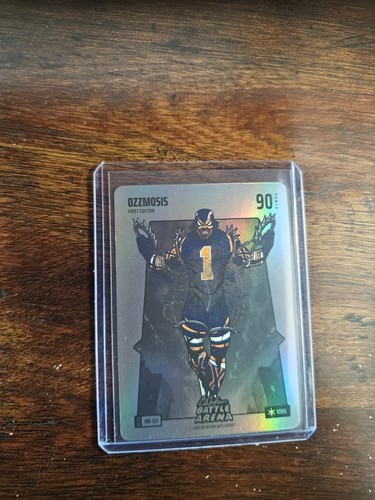 2026 BoBA Battle Arena Silver Steel Battlefoil SP SBF-123 Ozzmosis Ozzie Albies