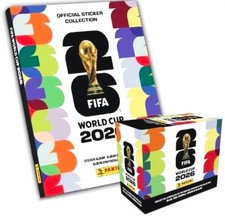 PRESALE Panini  FIFA World Cup 2026 Stickers - Hardcover Album + 50 packet BOX