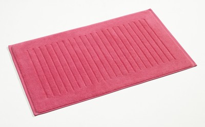 casa NOVA Badvorleger MICRO BL 50x80 cm pink Badteppich Badematte