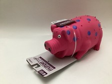 Multipet Latex Globlet Pig 9  Chew Grunt Dog Toy