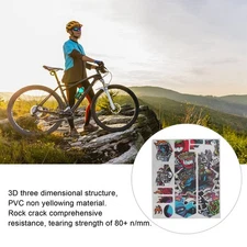 ENLEE 3D Mountain Bike Front Fork Sticker Scratch Resistance Bicycle Protective