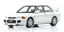 Kyosho - Kyosho Original Diecast 1/43 Mitsubishi Lancer Evolution III White
