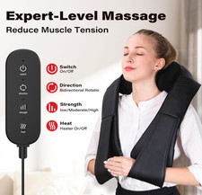 Neck Massager Back Massage with Heat,Shiatsu Shoulder Massager for Neck,Back