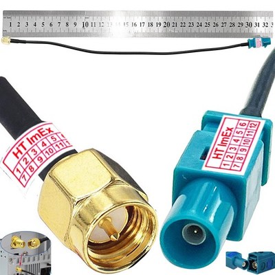 FAKRA (m) Stecker auf SMA (m) Stecker Antennenadapter VW AUDI SEAT SKODA