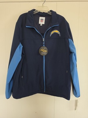 San Diego LA Chargers Soft Shell Full Zip Men's Jacket Size XXL NWT