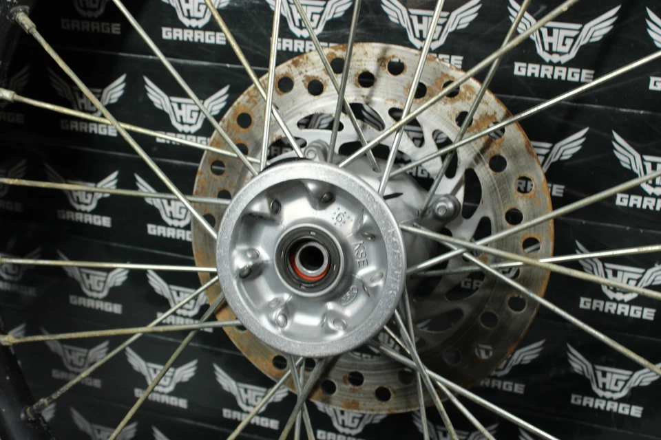 2006 HONDA 03-07 CR85RB OEM 19" ARO DE RODA DIANTEIRA BIGWHEEL 44650-GBF-861 - Imagem 2 de 4